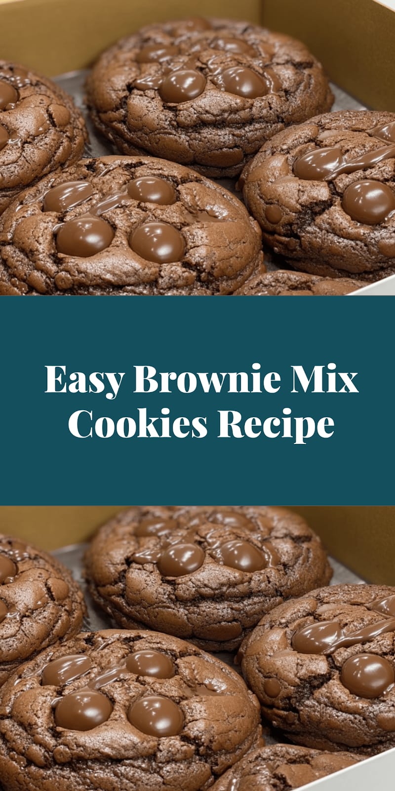 Easy Brownie Mix Cookies Recipe