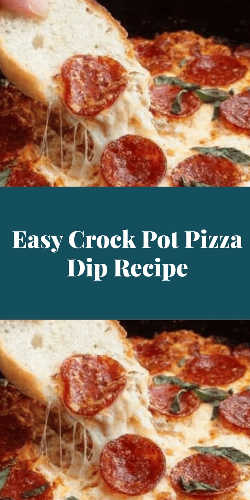 Easy Crock Pot Pizza Dip Recipe