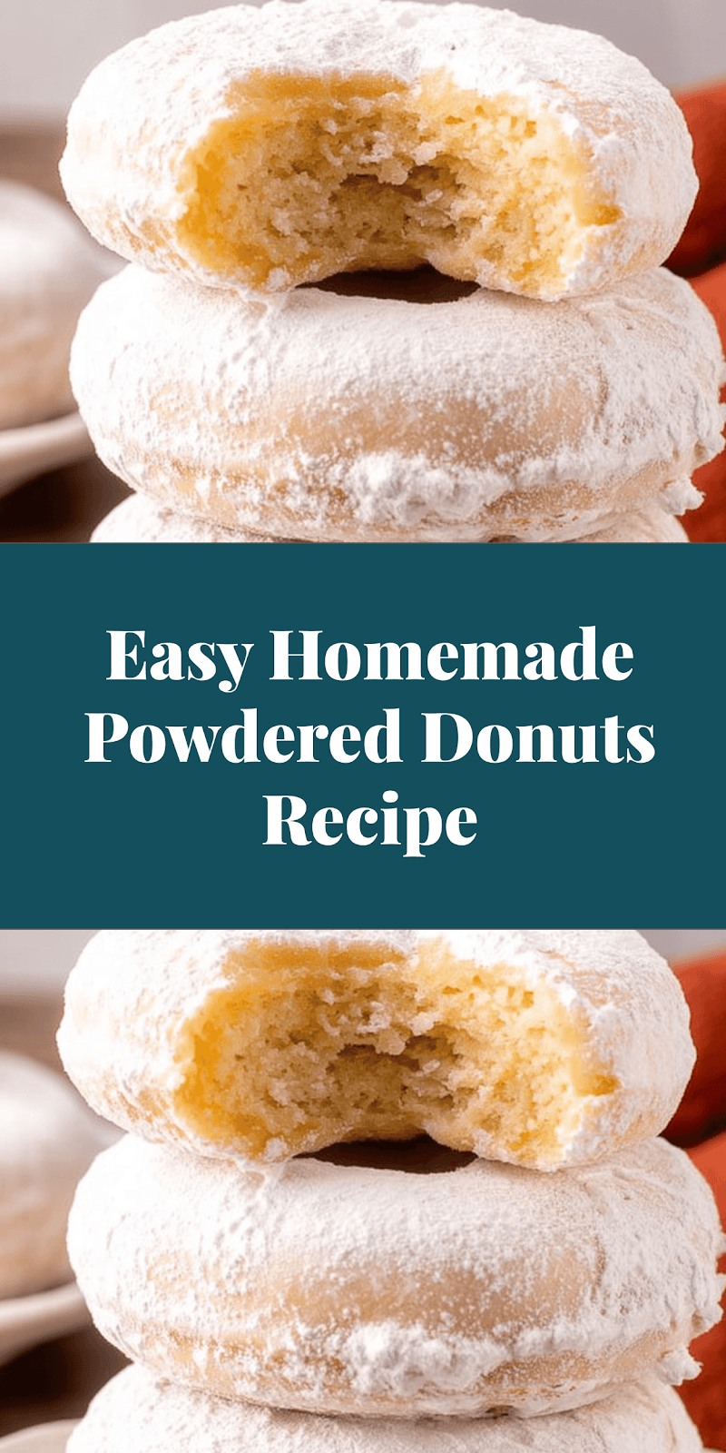 Easy Homemade Powdered Donuts Recipe