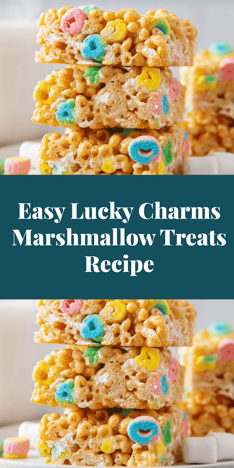 Easy Lucky Charms Marshmallow Treats Recipe