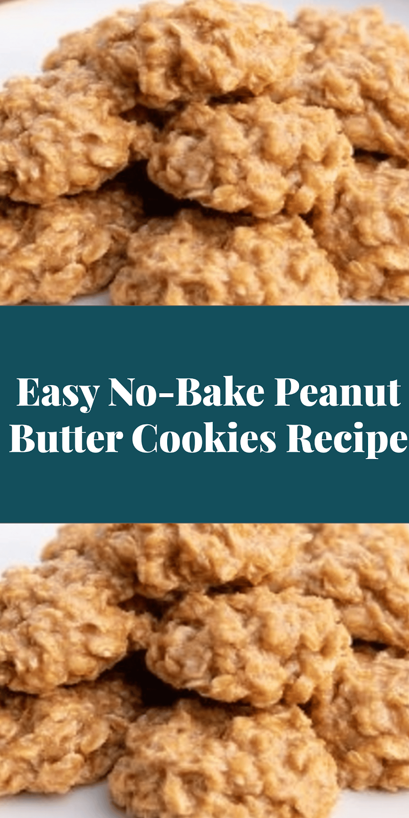 Easy No-Bake Peanut Butter Cookies Recipe