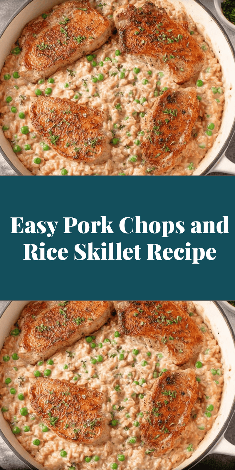 Easy Pork Chops and Rice Skillet Recipe