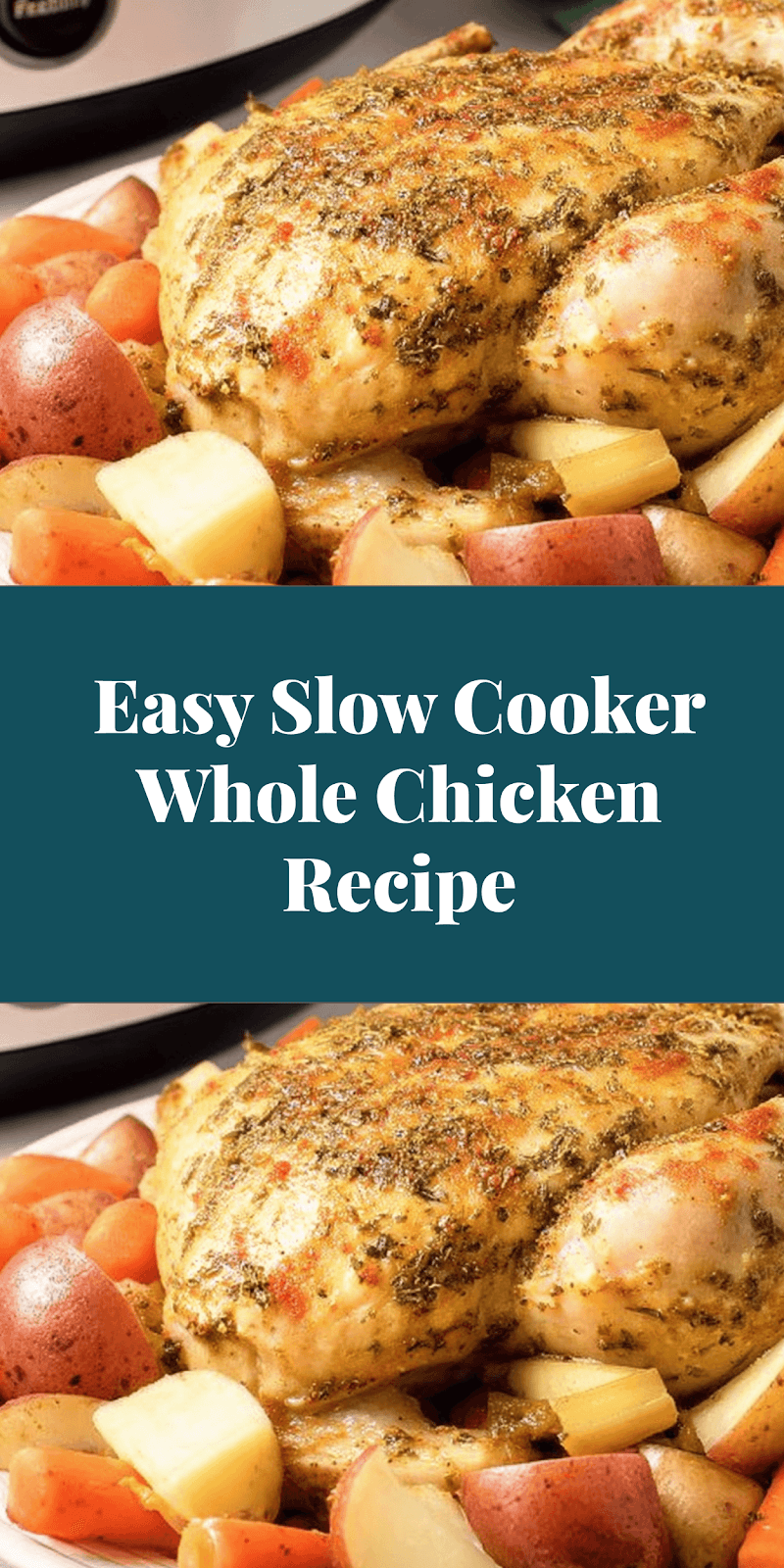 Easy Slow Cooker Whole Chicken Recipe