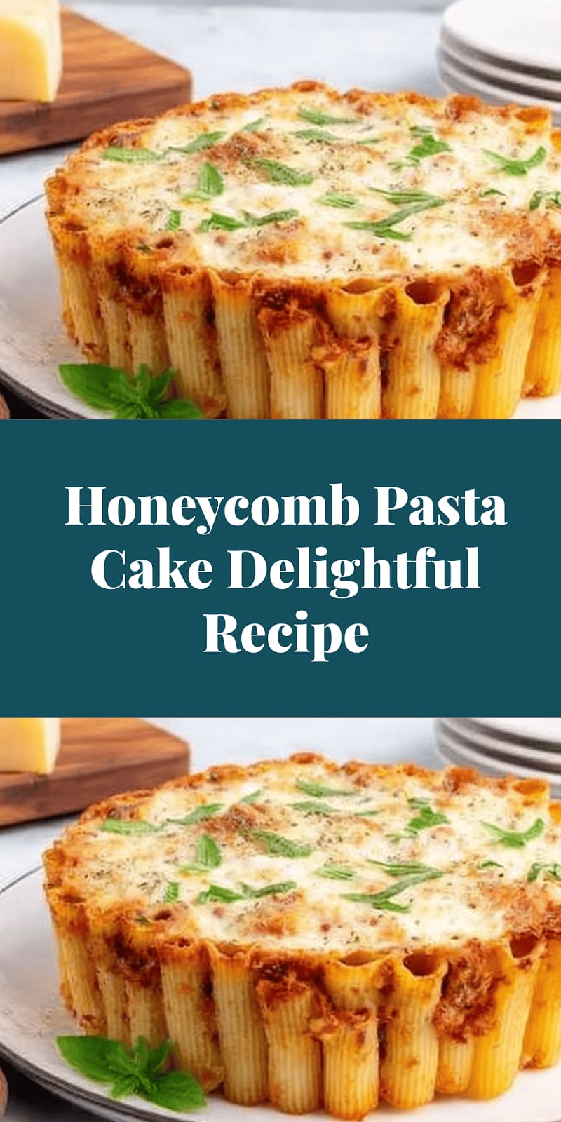 Honeycomb Pasta Cake Delightful Recipe