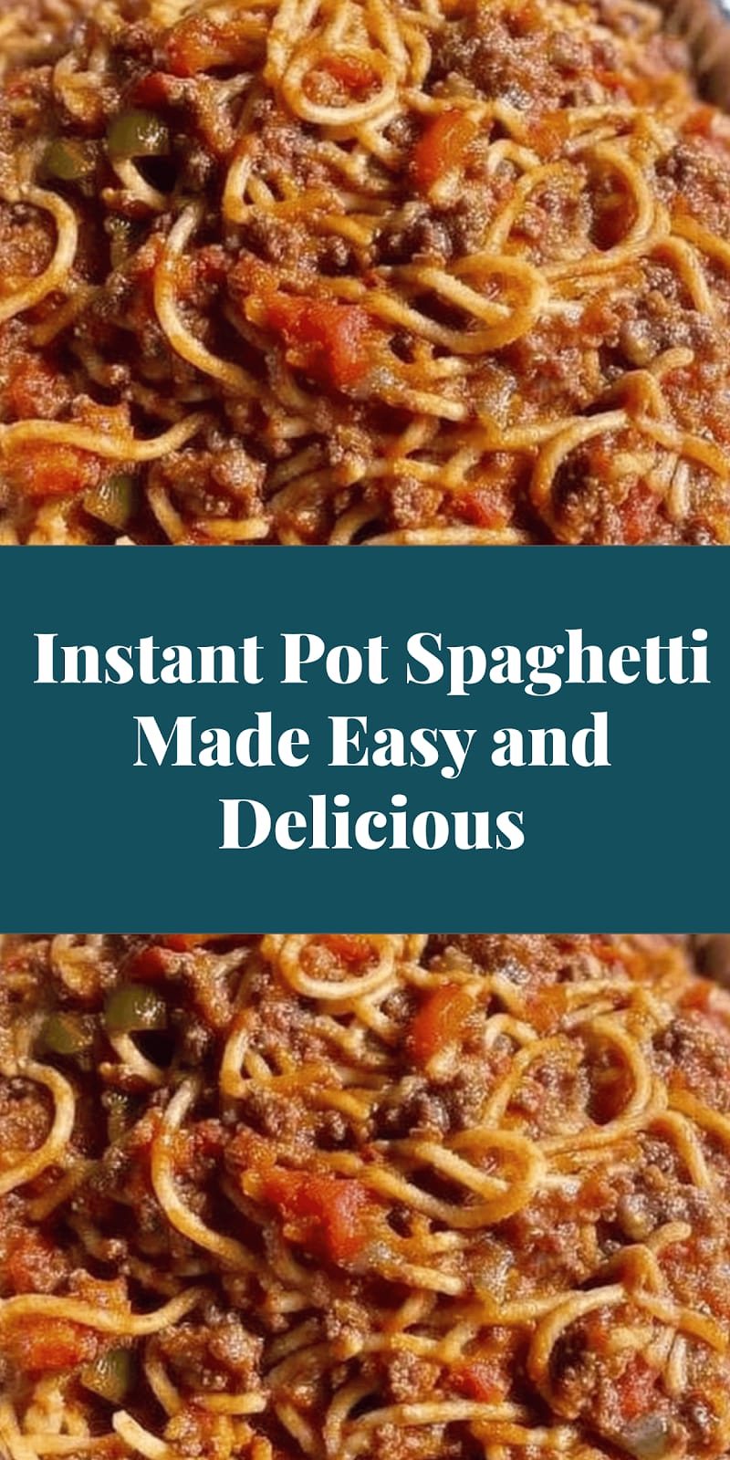 Instant Pot Spaghetti Made Easy and Delicious