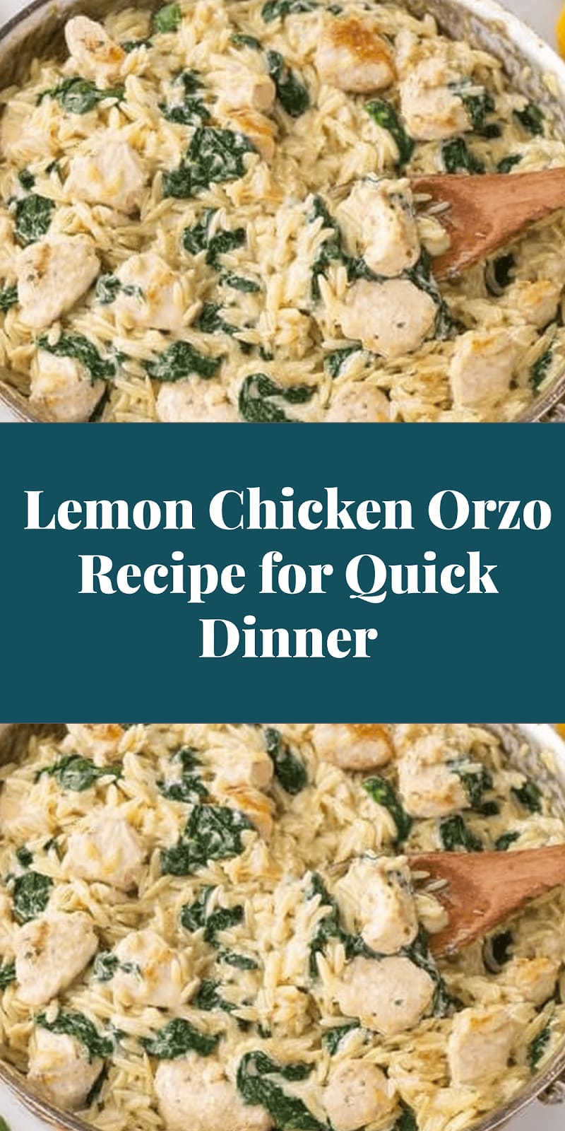 Lemon Chicken Orzo Recipe for Quick Dinner
