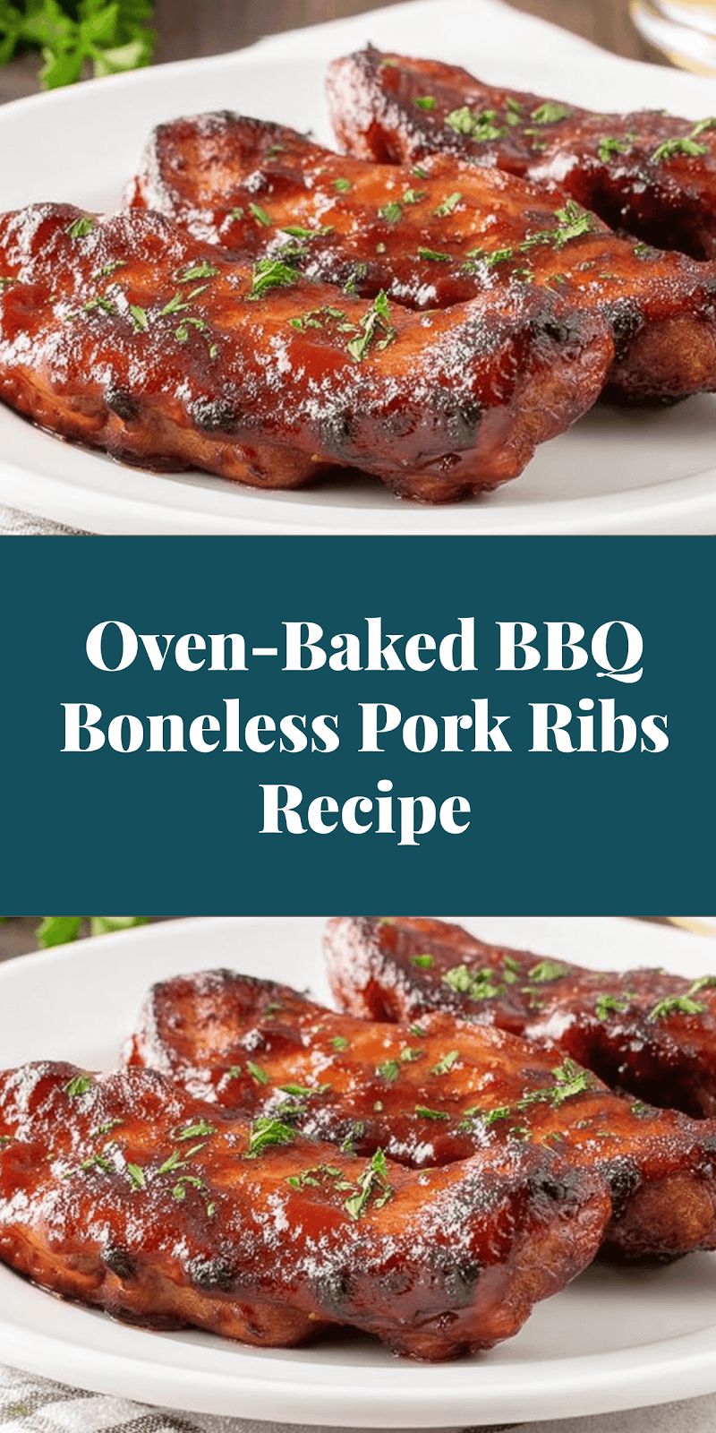 Oven-Baked BBQ Boneless Pork Ribs Recipe