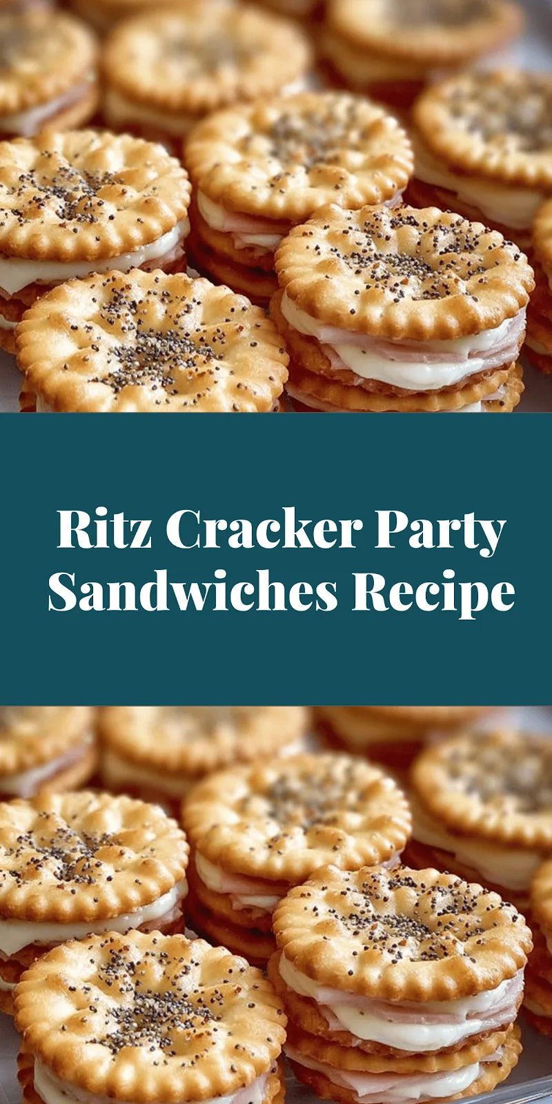 Ritz Cracker Party Sandwiches Recipe