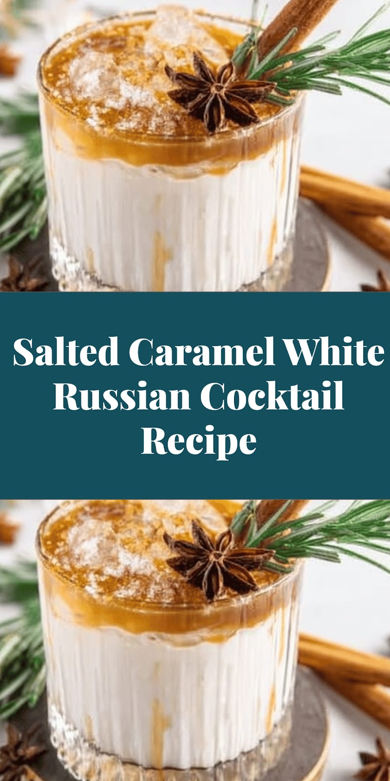 Salted Caramel White Russian Cocktail Recipe