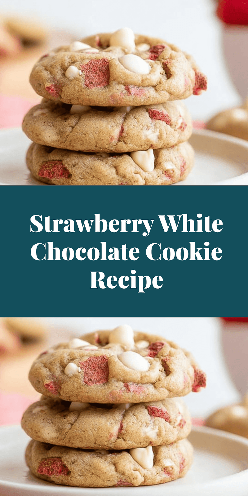 Strawberry White Chocolate Cookie Recipe