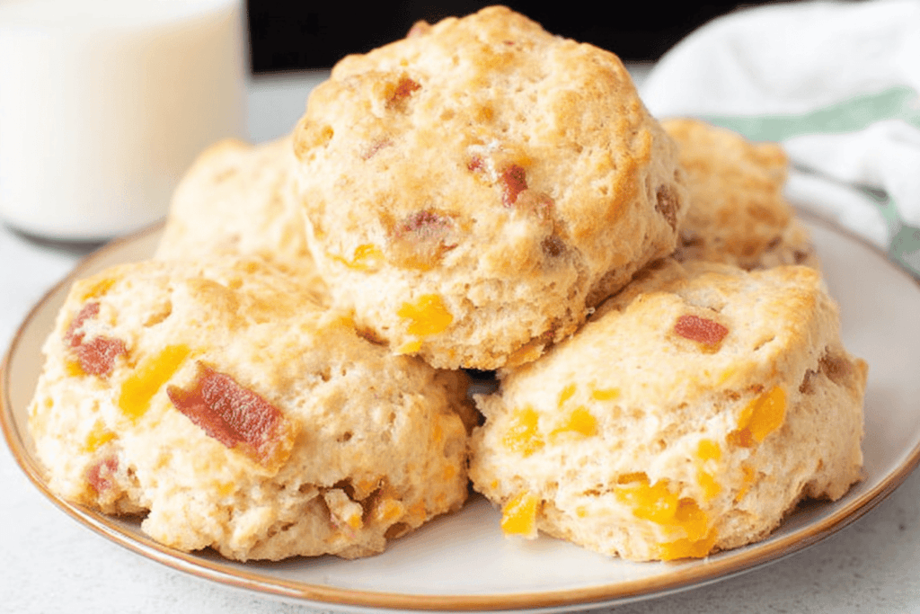 Bacon Cheddar Biscuits Recipe Delight
