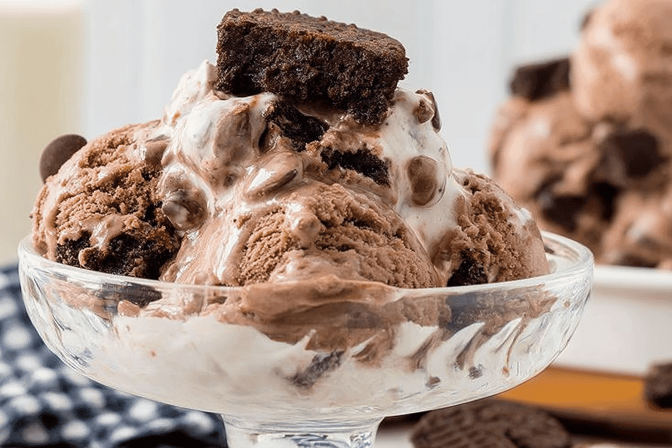 Chocolate Brownie Ice Cream Delight Recipe