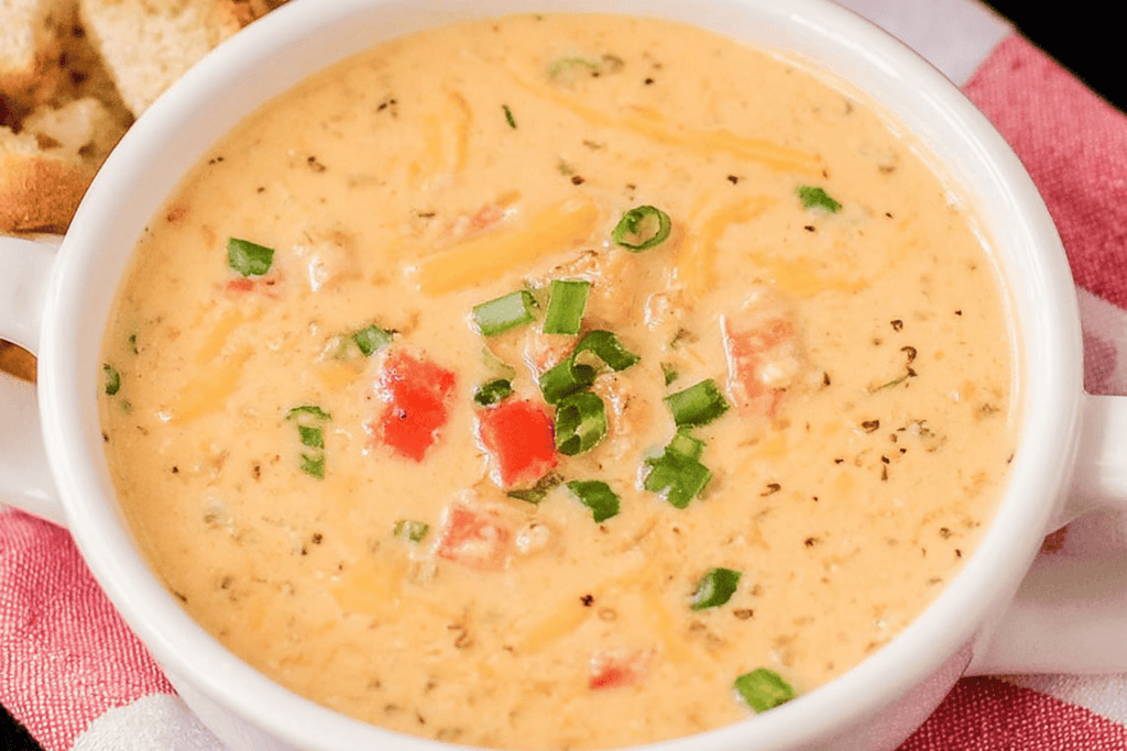 Creamy Cheese Soup Recipe Delight