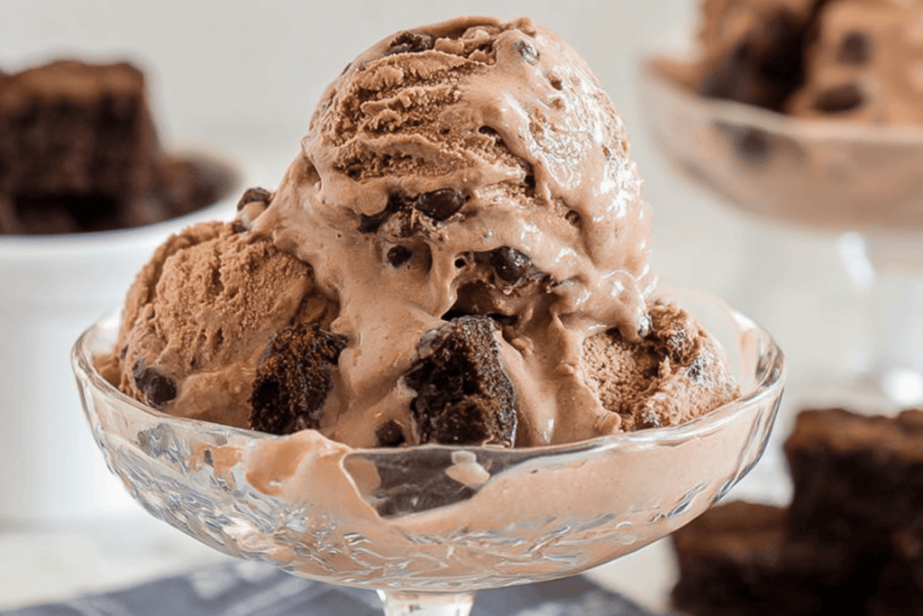 Decadent Chocolate Brownie Ice Cream Recipe