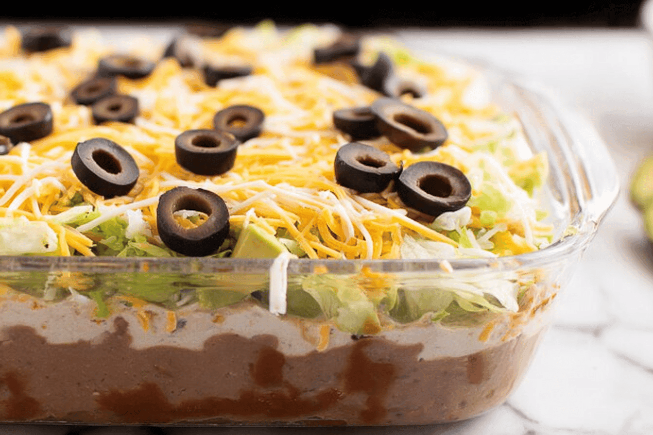 Delicious 7-Layer Bean Dip Recipe