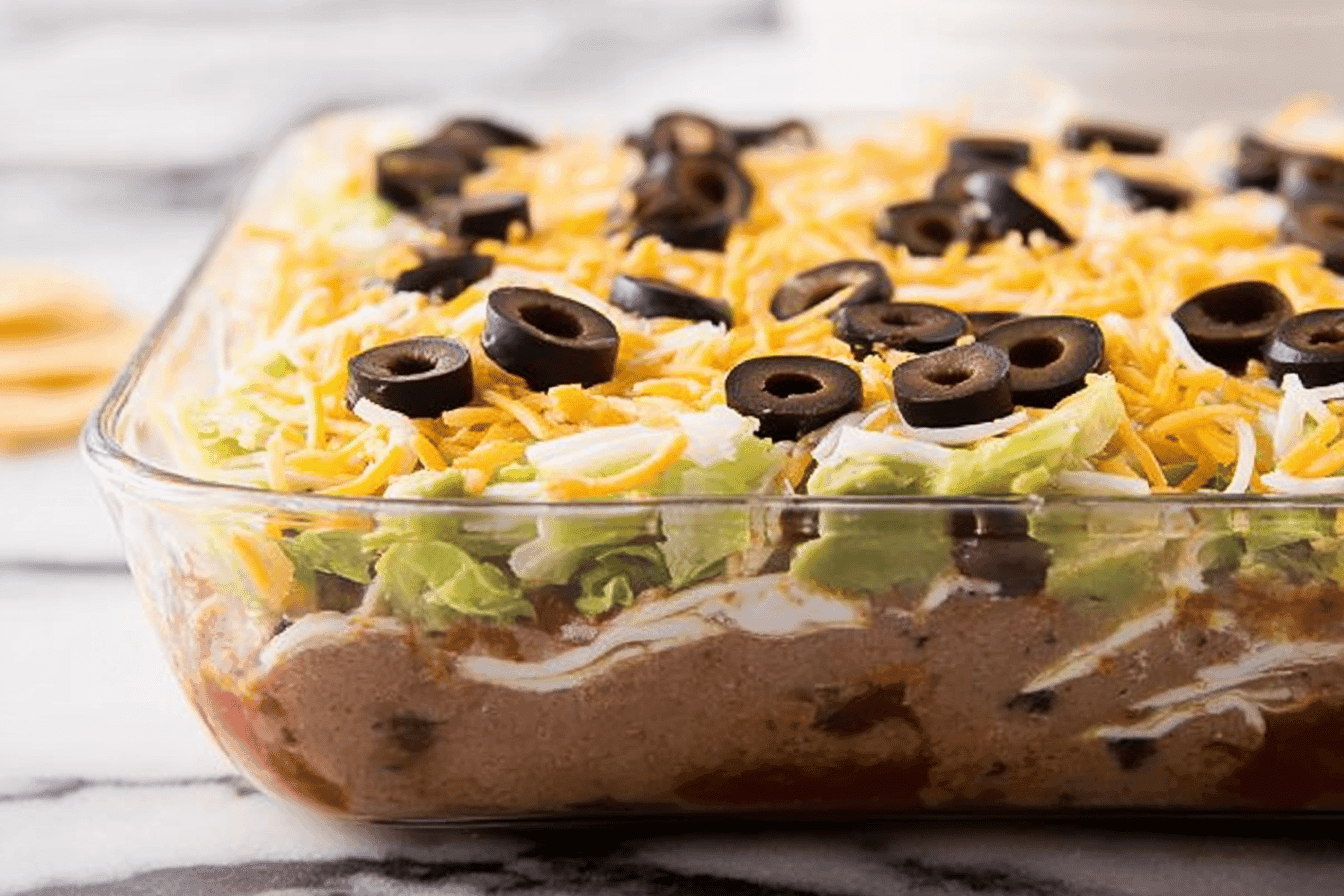 Delicious 7-Layer Bean Dip Recipe