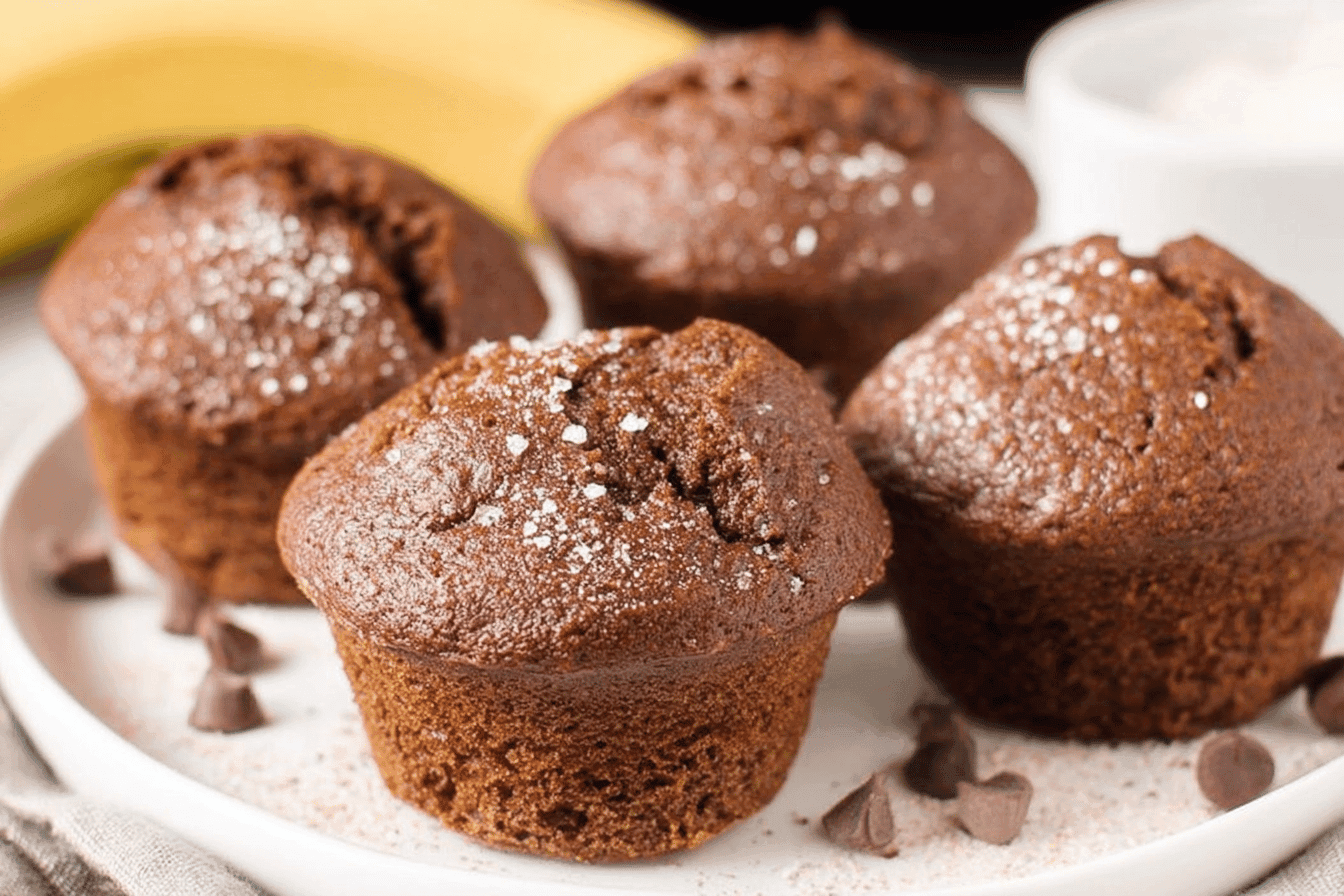 Delicious Chocolate Banana Muffins Recipe