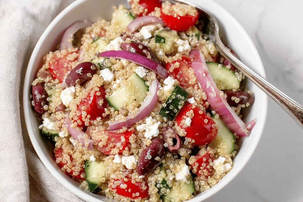 Delicious Greek Quinoa Salad Recipe