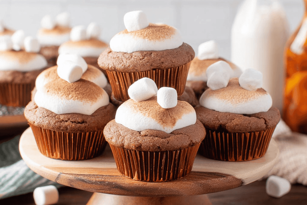 Delicious Hot Chocolate Cupcakes Recipe
