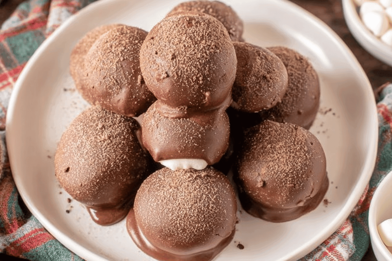 Delicious Hot Chocolate Truffles Recipe