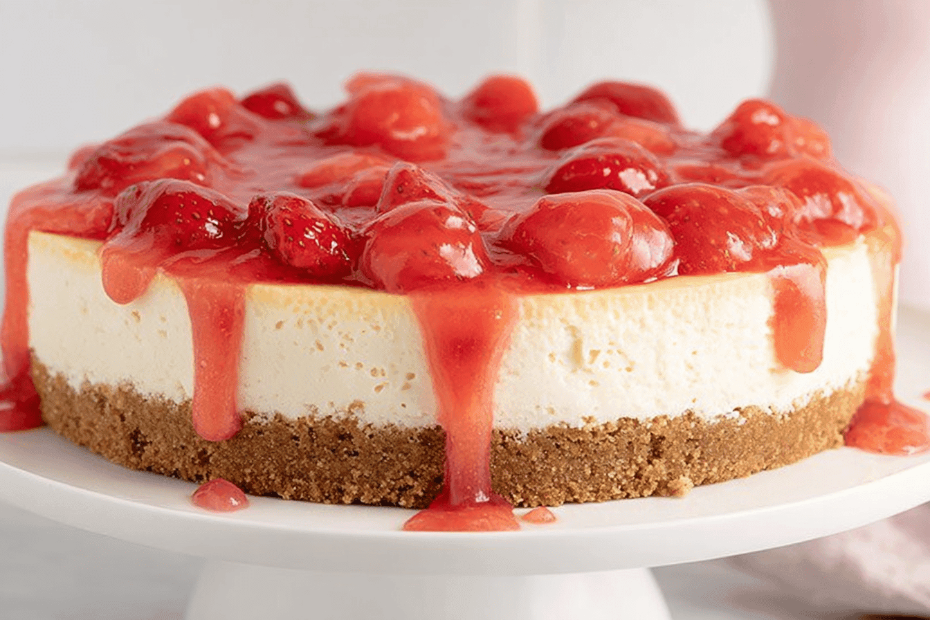 Delicious No-Bake Strawberry Cheesecake Recipe