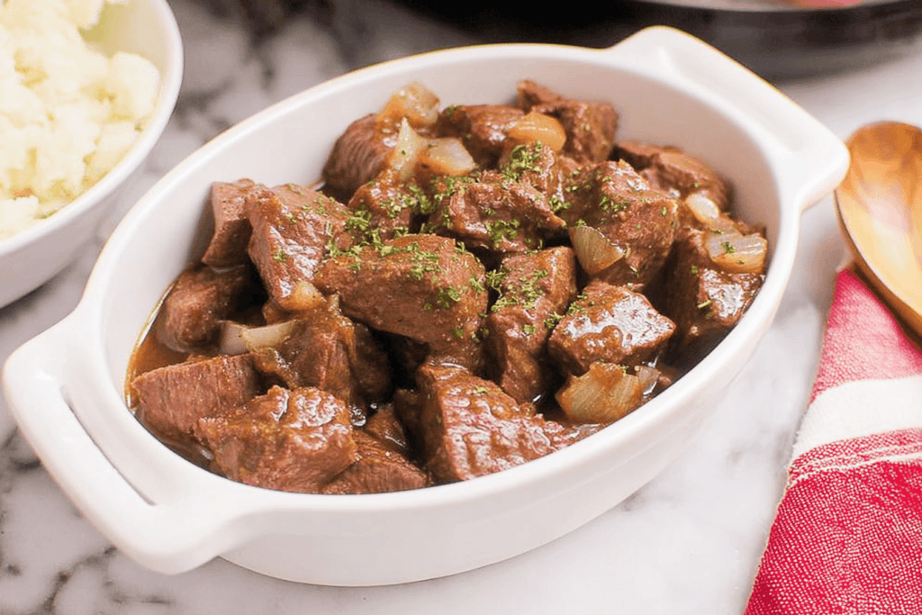 Delicious Slow Cooker Beef Tips Recipe