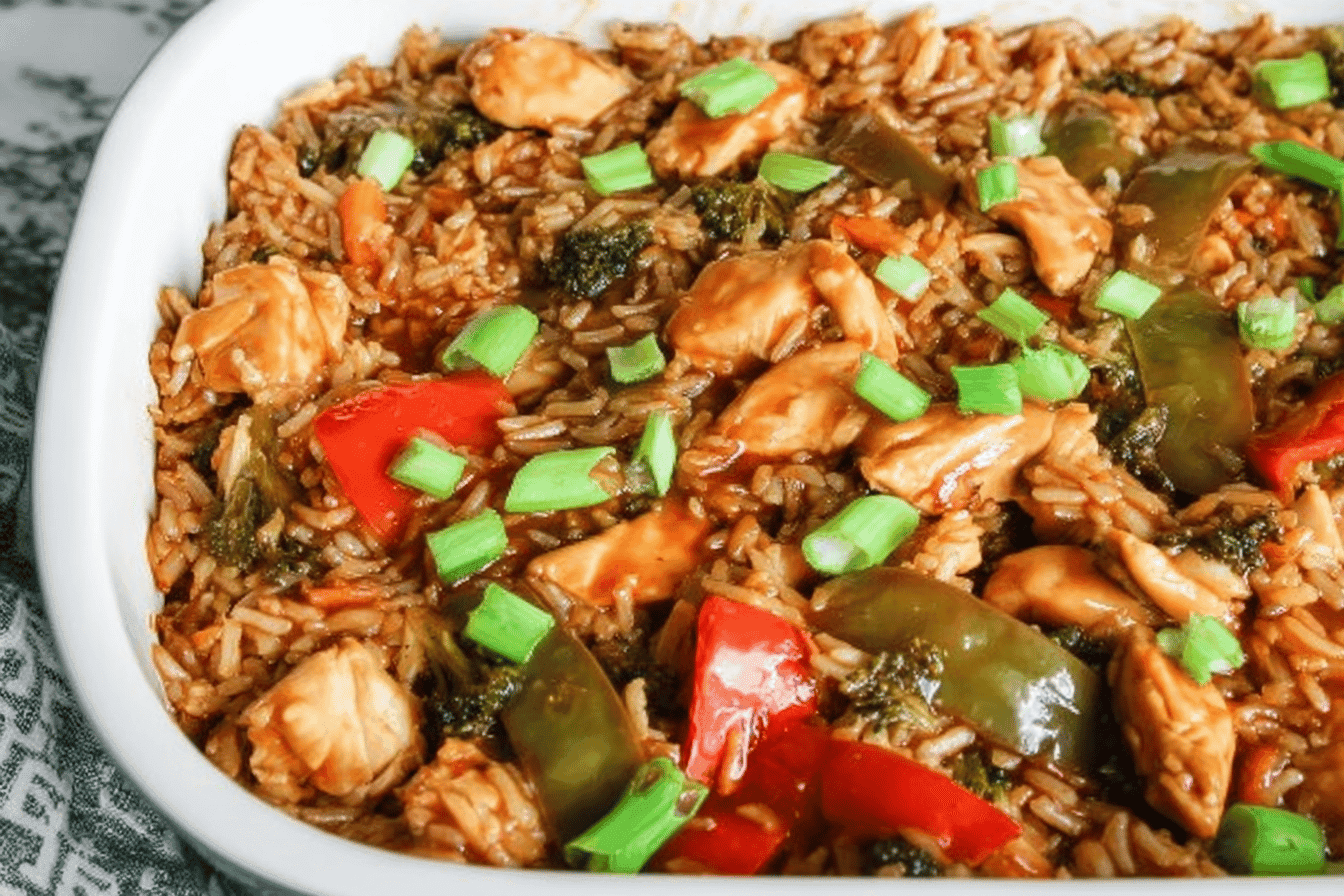 Delicious Teriyaki Chicken Casserole Recipe
