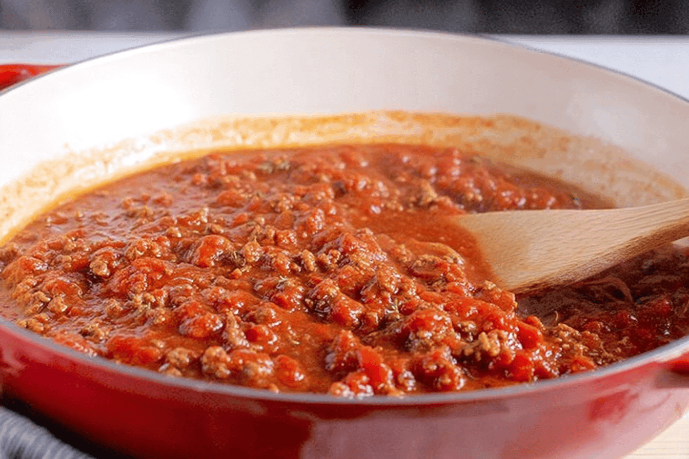 Easy Homemade Spaghetti Meat Sauce Recipe