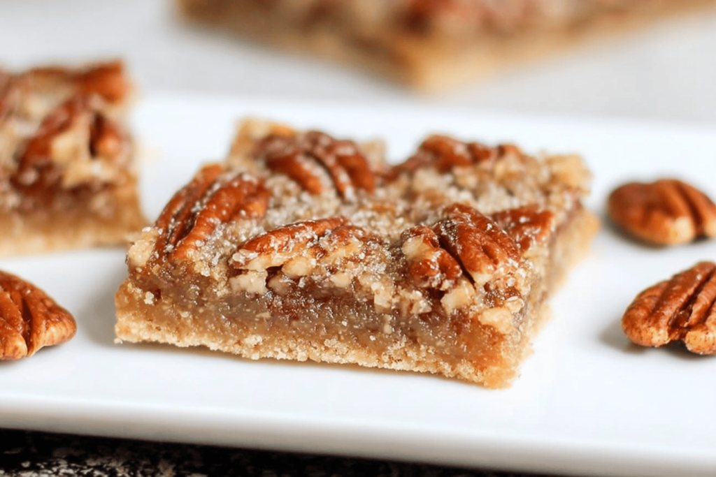 Easy Pecan Pie Bars Recipe