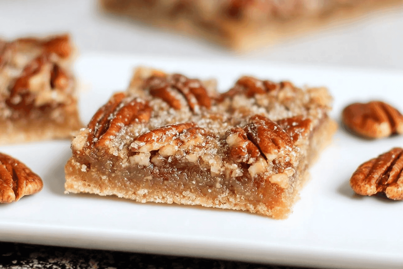 Easy Pecan Pie Bars Recipe