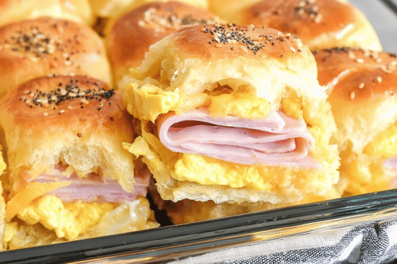 Hawaiian Roll Breakfast Sliders Recipe
