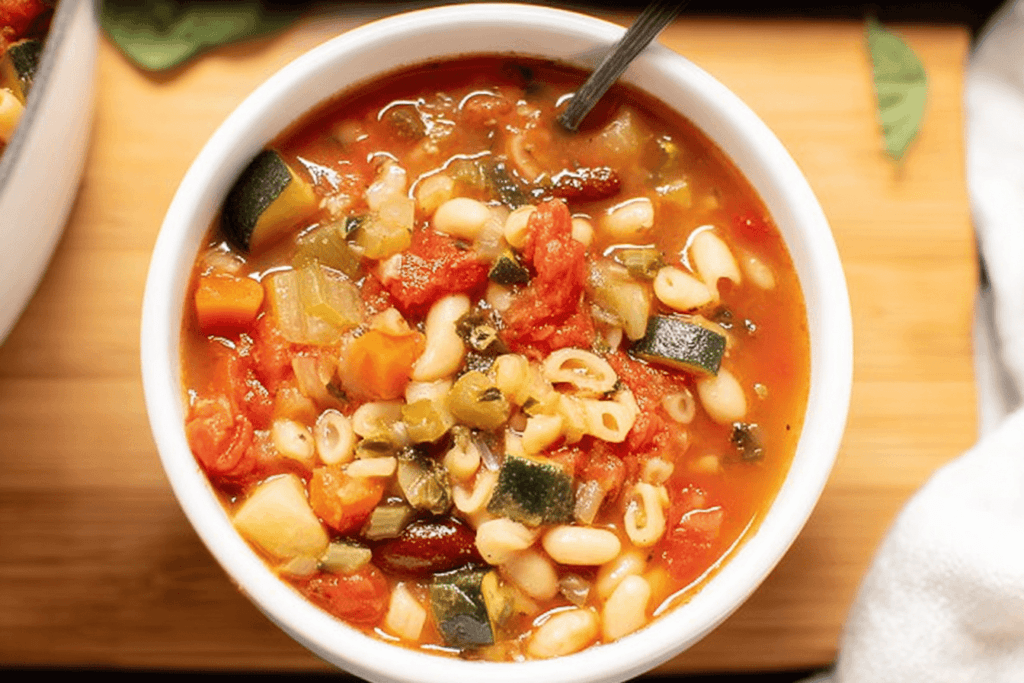 Hearty Homemade Minestrone Soup Recipe