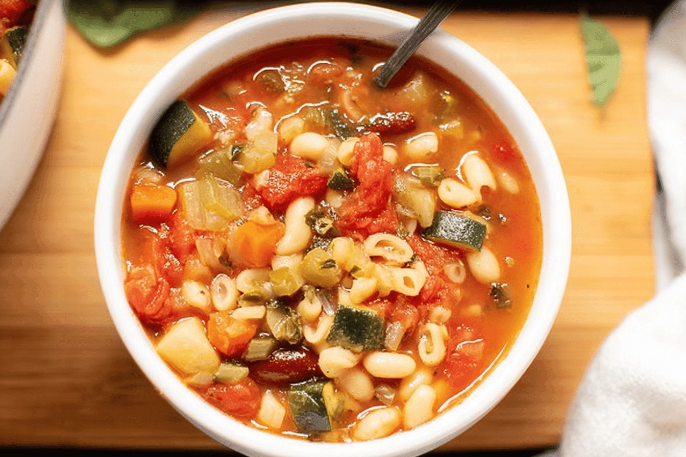 Hearty Homemade Minestrone Soup Recipe