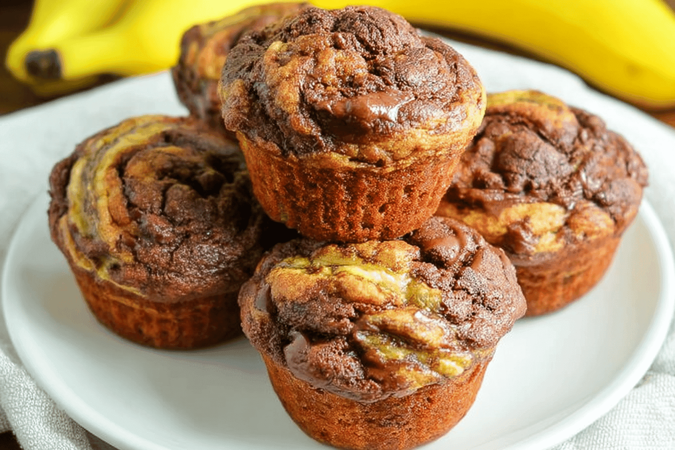Nutella Banana Muffins Recipe Delight