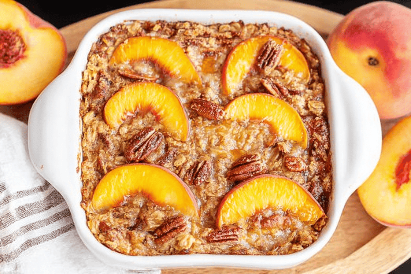 Peach Baked Oatmeal Recipe for a Cozy Breakfast