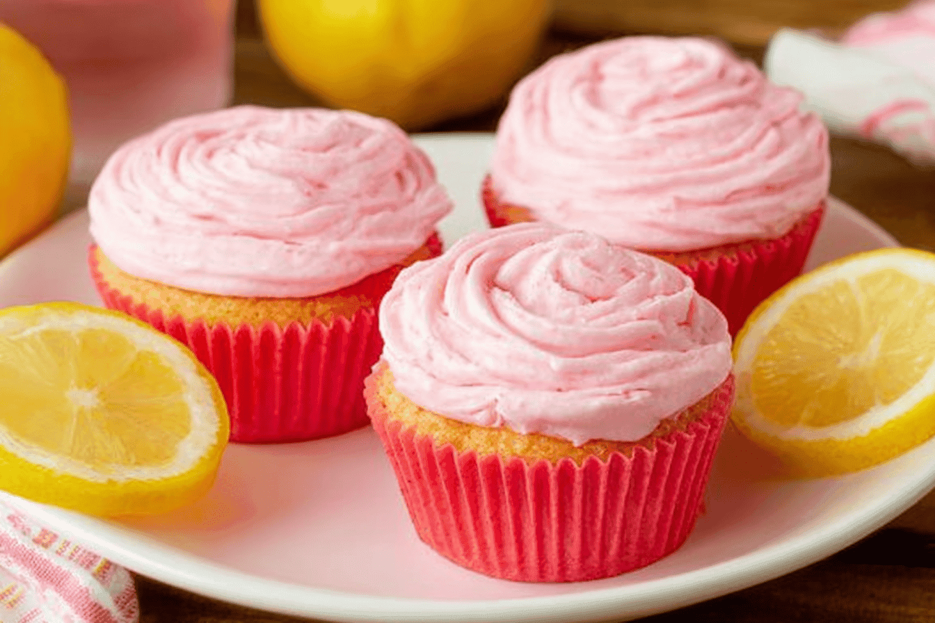 Pink Lemonade Cupcakes Recipe Delight