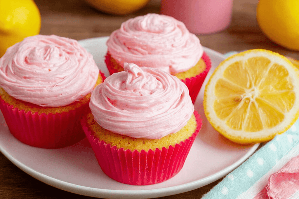 Pink Lemonade Cupcakes Recipe for Summer Fun