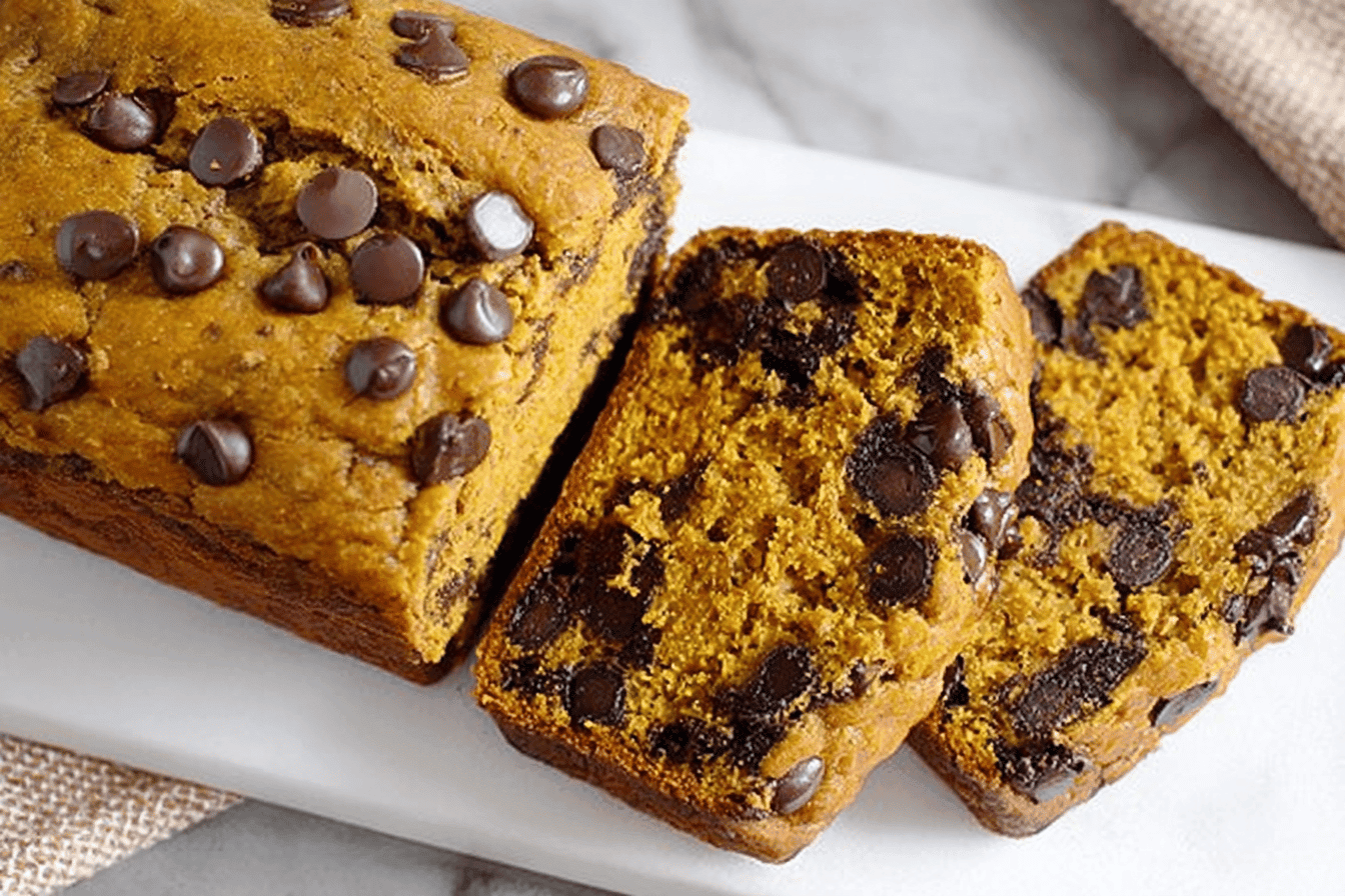 Pumpkin Chocolate Chip Bread Recipe