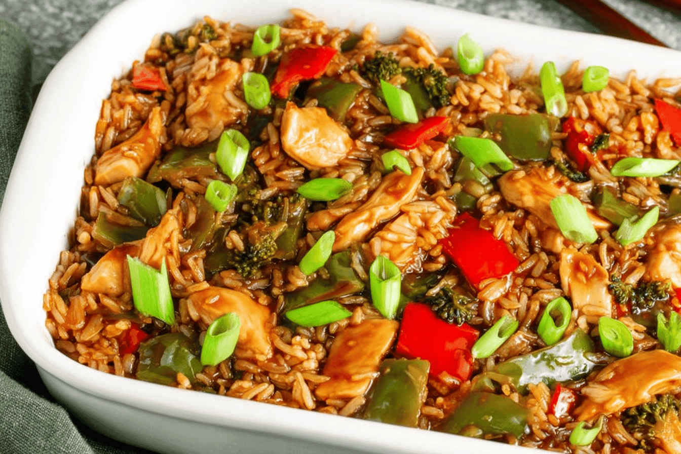Teriyaki Chicken Casserole Recipe Delight