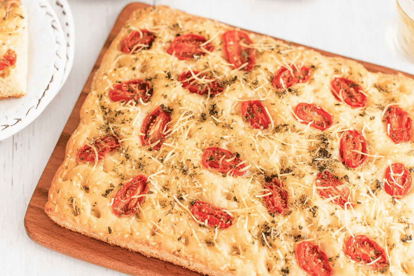 Tomato Focaccia Bread Recipe for Beginners