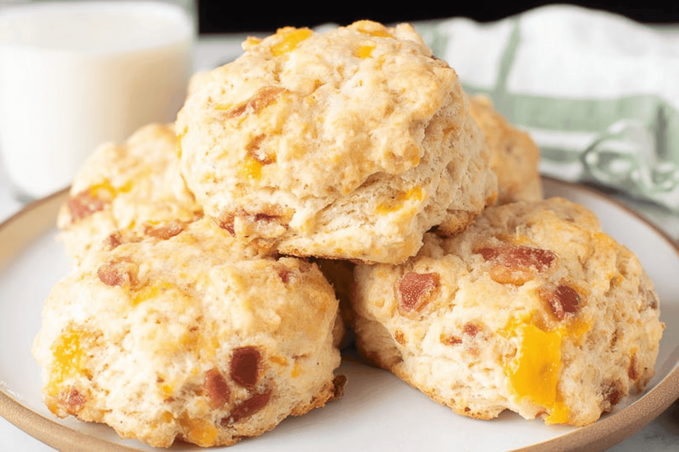 Bacon Cheddar Biscuits Recipe Delight