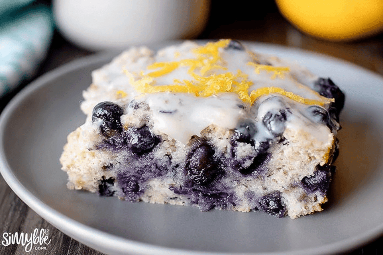 Blueberry Lemon Breakfast Cake Recipe