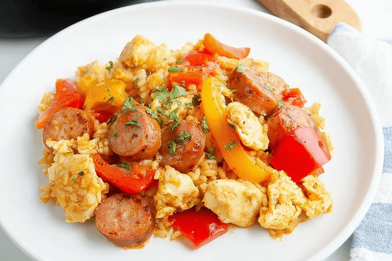 Cajun Chicken and Sausage Skillet Recipe
