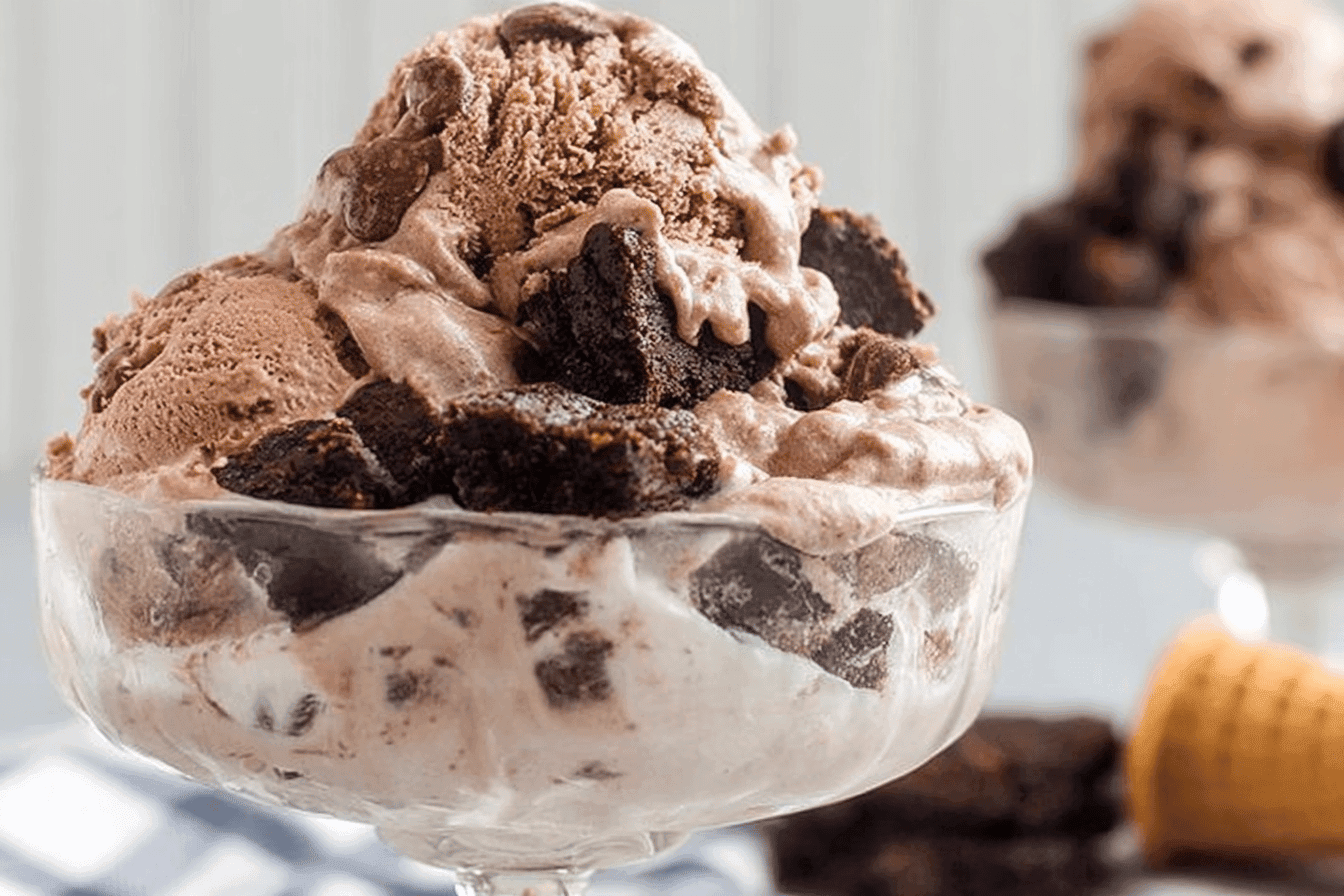Chocolate Brownie Ice Cream Delight Recipe