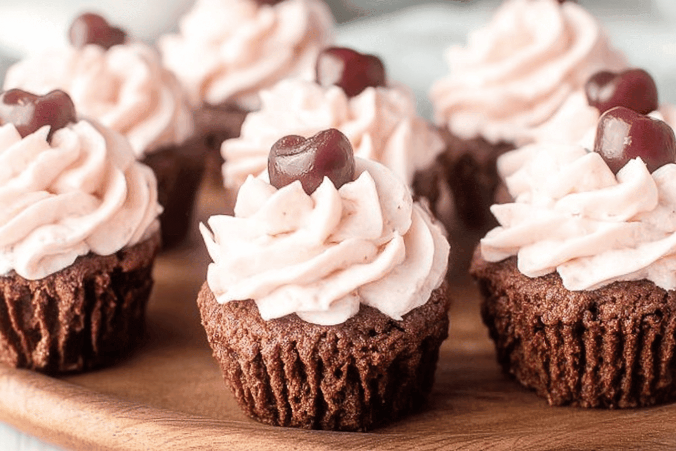 Chocolate Cherry Cupcakes Delight Recipe