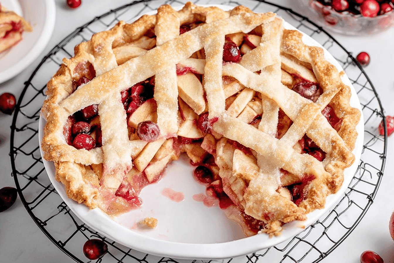 Cranberry Apple Pie Recipe for Fall Desserts