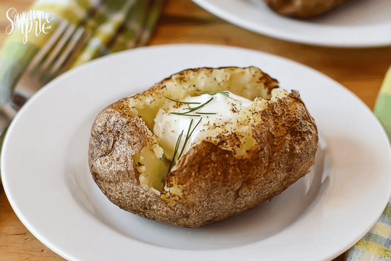 Crispy Air Fryer Baked Potatoes Recipe