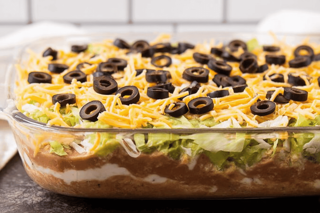 Delicious 7-Layer Bean Dip Recipe