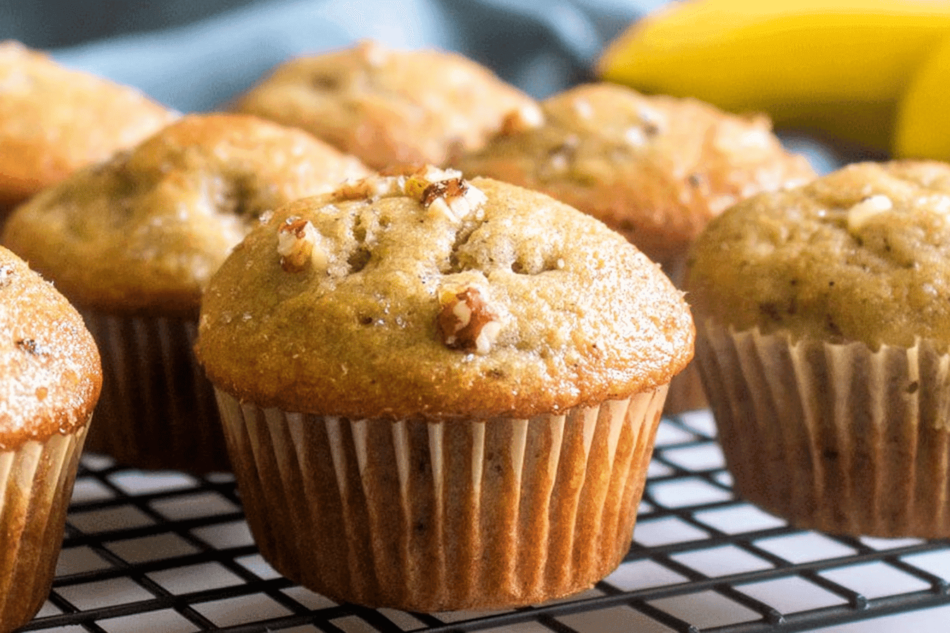Delicious Banana Bread Muffins Recipe