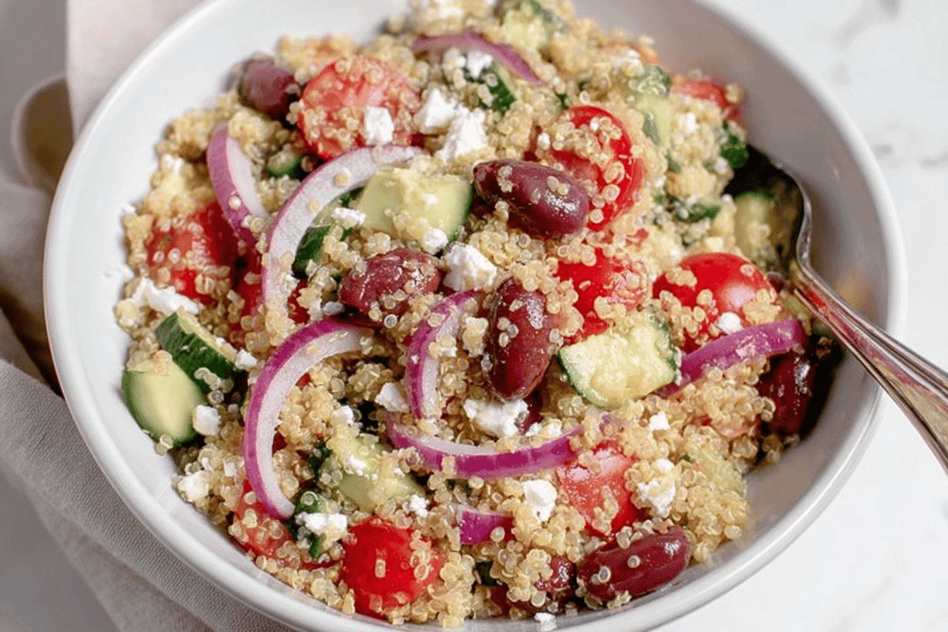 Delicious Greek Quinoa Salad Recipe